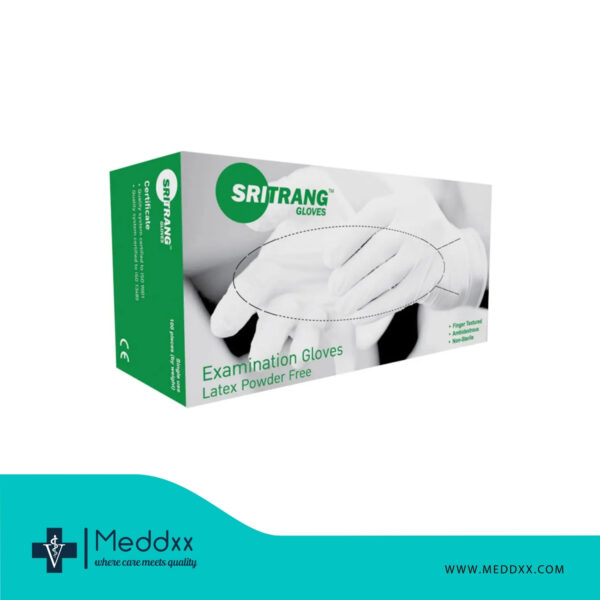 100 Non Sterile Powdered Latex Gloves