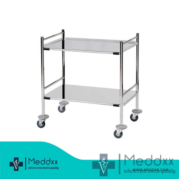 Stainless Steel Dressing Trolley With 2 Trays