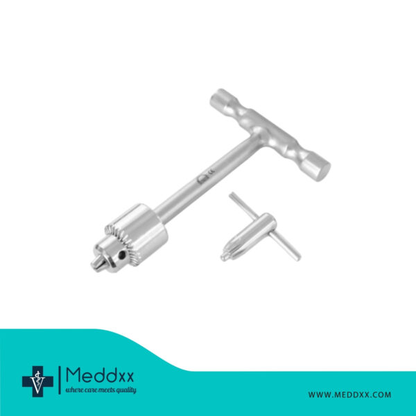 Steinmann Pin Introducer With Chuck And Key