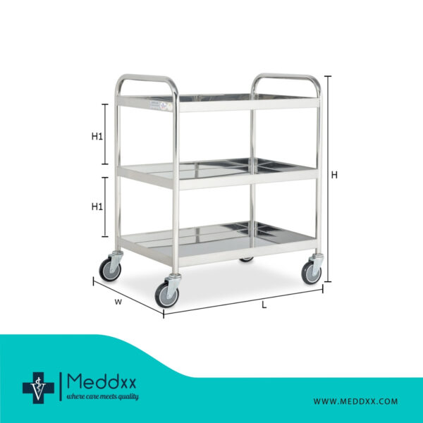 Tray Dressing/Stainless Steel Trolley